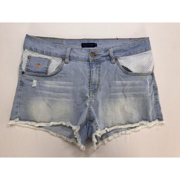 Southern Marsh Women’s Shorts The Denim Jessie Short Size 10 Distressed Frayed - Picture 1 of 15